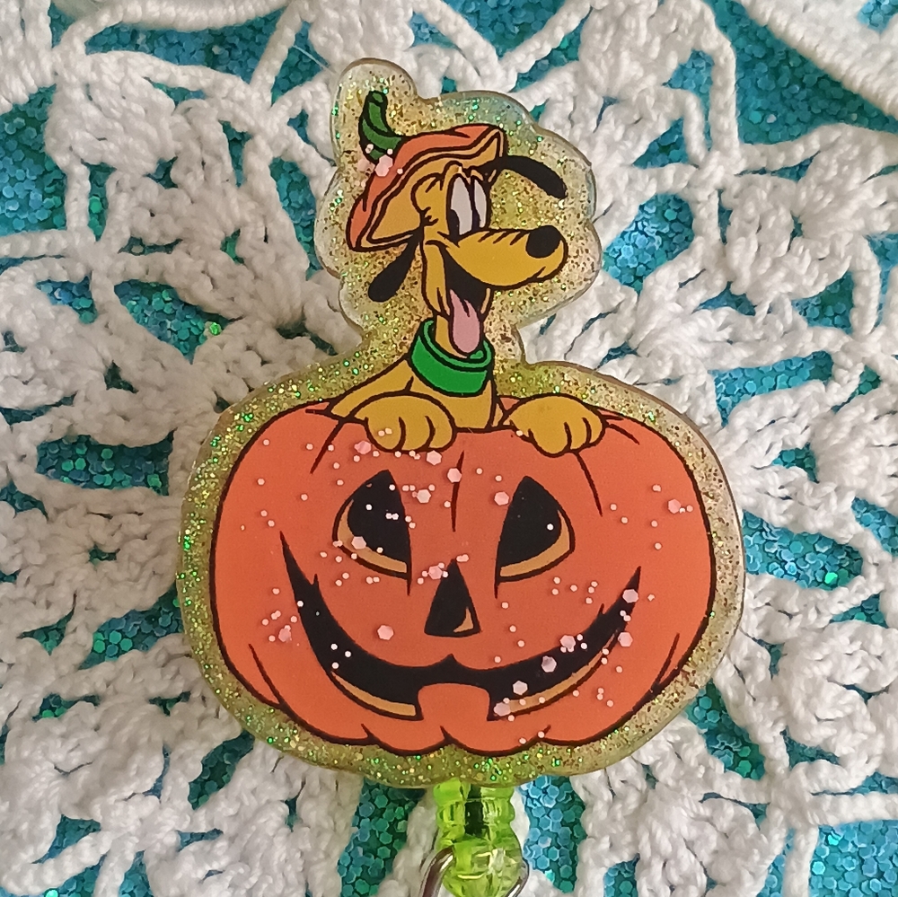 Halloween badge reel